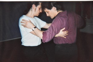 Tango-Unterricht gegen Ende der 1980er Jahre im Estudio Sudamerica bei meinem wichtigsten Lehrer Juan D. Lange