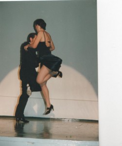 Tango Show-Auftritt von Ralf Sartori mit seiner damaligen Bühnenpartnerin Sonya A., im Künstlerhaus Bethanien in Berlin