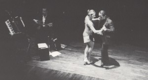 Ralf Sartori und Mariejo Reyes bei einer Solo-Tango-Show in der Black-Box im Gasteig, München 2000